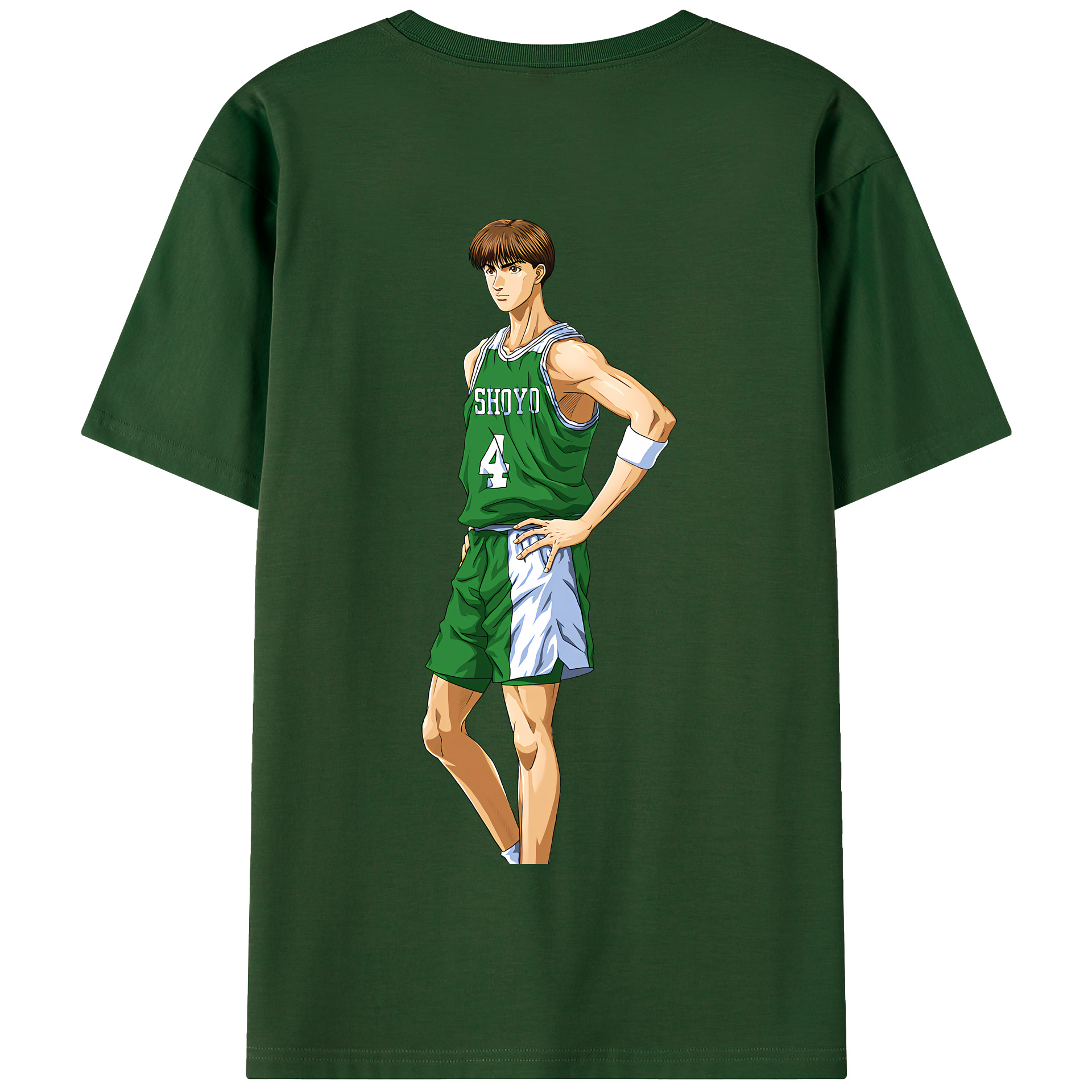 SLAM DUNK／スラムダンク 綿100％半袖Tシャツ（背面プリント）